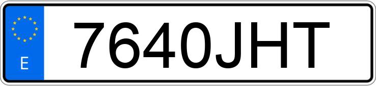 Numer rejestracyjny 7640JHT posiada SUZUKI BURGMAN 125