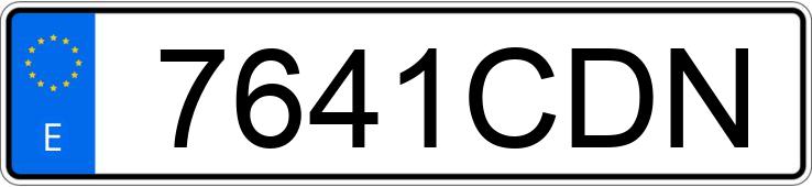 Numer rejestracyjny 7641CDN posiada BMW SERIE 5 Numer rejestracyjny 7641CDN posiada BMW SERIE 5