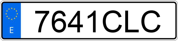 Numer rejestracyjny 7641CLC posiada OPEL CORSA