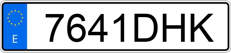 Numer rejestracyjny 7641DHK posiada OPEL ASTRA