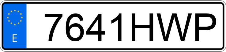 Numer rejestracyjny 7641HWP posiada SEAT IBIZA Numer rejestracyjny 7641HWP posiada SEAT IBIZA