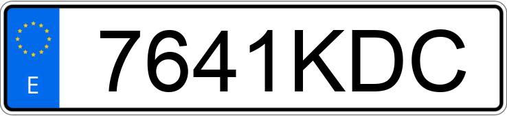 Numer rejestracyjny 7641KDC posiada OPEL ASTRA