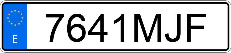 Numer rejestracyjny 7641MJF posiada KIA STONIC