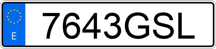 Numer rejestracyjny 7643GSL posiada HONDA ACCORD