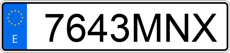 Numer rejestracyjny 7643MNX posiada Lamborghini Urus