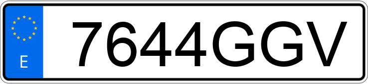 Numer rejestracyjny 7644GGV posiada AUDI A5