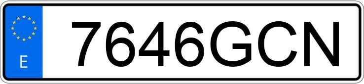 Numer rejestracyjny 7646GCN posiada CITROEN JUMPER