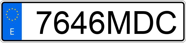 Numer rejestracyjny 7646MDC posiada DFSK SERES3