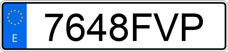 Numer rejestracyjny 7648FVP posiada BMW SERIE 1