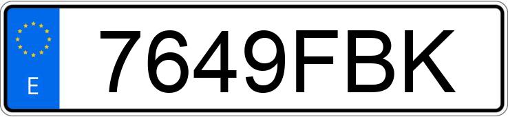 Numer rejestracyjny 7649FBK posiada MERCEDES C (204) Numer rejestracyjny 7649FBK posiada MERCEDES C (204)