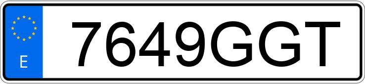 Numer rejestracyjny 7649GGT posiada BMW SERIE 3 Numer rejestracyjny 7649GGT posiada BMW SERIE 3