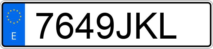 Numer rejestracyjny 7649JKL posiada SEAT IBIZA Numer rejestracyjny 7649JKL posiada SEAT IBIZA