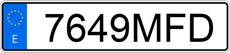 Numer rejestracyjny 7649MFD posiada MAZDA MAZDA2 Numer rejestracyjny 7649MFD posiada MAZDA MAZDA2