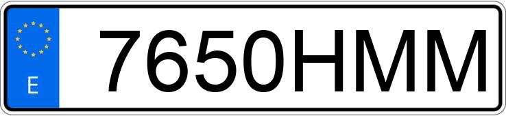 Numer rejestracyjny 7650HMM posiada PIAGGIO BEVERLY