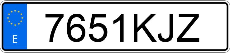 Numer rejestracyjny 7651KJZ posiada BMW SERIE 3 Numer rejestracyjny 7651KJZ posiada BMW SERIE 3