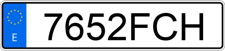 Numer rejestracyjny 7652FCH posiada NISSAN MICRA