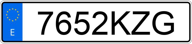 Numer rejestracyjny 7652KZG posiada VOLKSWAGEN T-CROSS Numer rejestracyjny 7652KZG posiada VOLKSWAGEN T-CROSS