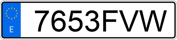 Numer rejestracyjny 7653FVW posiada CHEVROLET-GM KALOS