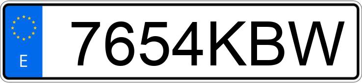 Numer rejestracyjny 7654KBW posiada LAND ROVER RANGE ROVER EVOQUE Numer rejestracyjny 7654KBW posiada LAND ROVER RANGE ROVER EVOQUE