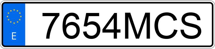 Numer rejestracyjny 7654MCS posiada LAND ROVER RANGE ROVER SPORT