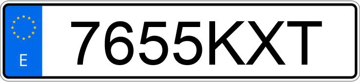 Numer rejestracyjny 7655KXT posiada RENAULT CLIO Numer rejestracyjny 7655KXT posiada RENAULT CLIO