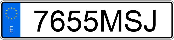 Numer rejestracyjny 7655MSJ posiada SEAT IBIZA Numer rejestracyjny 7655MSJ posiada SEAT IBIZA