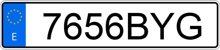 Numer rejestracyjny 7656BYG posiada OPEL ASTRA