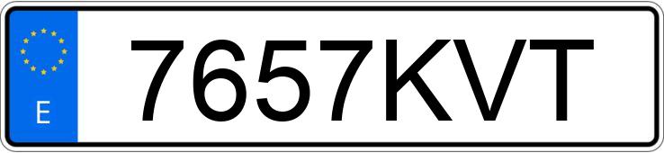 Numer rejestracyjny 7657KVT posiada MINI MINI
