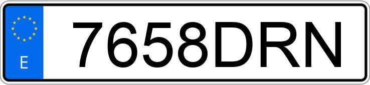 Numer rejestracyjny 7658DRN posiada BMW SERIE 3