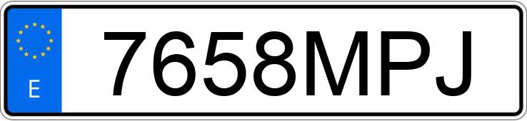 Numer rejestracyjny 7658MPJ posiada SEAT LEON