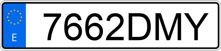 Numer rejestracyjny 7662DMY posiada LAND ROVER RANGE ROVER SPORT