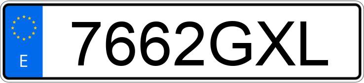 Numer rejestracyjny 7662GXL posiada RENAULT GRAND SCENIC Numer rejestracyjny 7662GXL posiada RENAULT GRAND SCENIC