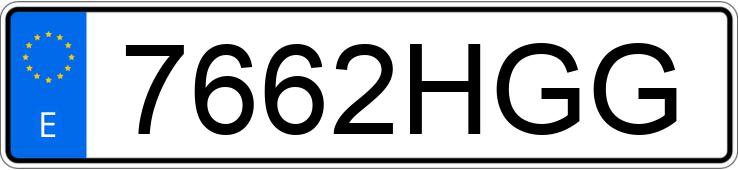 Numer rejestracyjny 7662HGG posiada VOLKSWAGEN TIGUAN