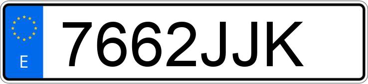 Numer rejestracyjny 7662JJK posiada OPEL MOKKA