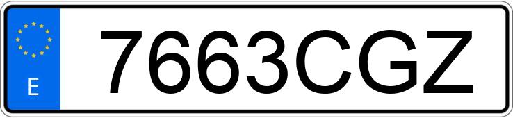 Numer rejestracyjny 7663CGZ posiada SEAT LEON