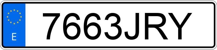 Die Registrierungsnummer 7663JRY hat ALFA ROMEO GIULIETTA
