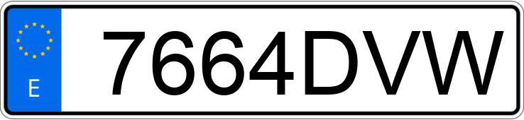 Numer rejestracyjny 7664DVW posiada FORD FOCUS