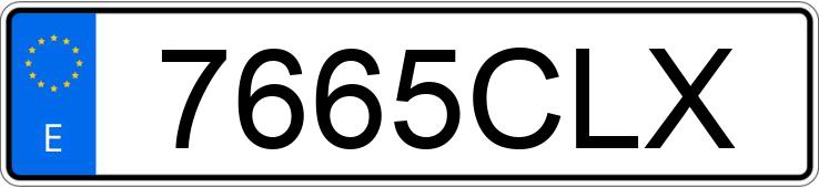 Numer rejestracyjny 7665CLX posiada SEAT LEON