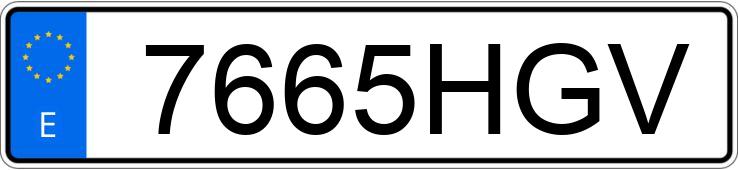 Numer rejestracyjny 7665HGV posiada FORD KUGA