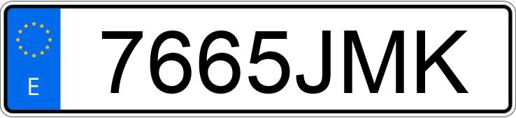 Numer rejestracyjny 7665JMK posiada SEAT LEON