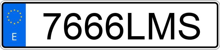 Numer rejestracyjny 7666LMS posiada PEUGEOT EXPERT F LONG 2.0BLUEHDI 120 S&S PREMIUM