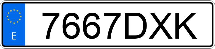 Numer rejestracyjny 7667DXK posiada PEUGEOT 407 Numer rejestracyjny 7667DXK posiada PEUGEOT 407