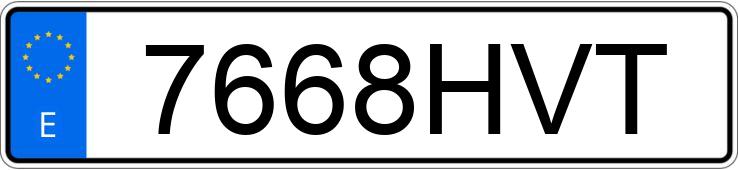 Numer rejestracyjny 7668HVT posiada BMW SERIE 3 Numer rejestracyjny 7668HVT posiada BMW SERIE 3