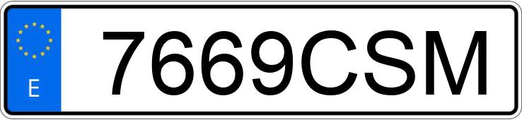 Numer rejestracyjny 7669CSM posiada BMW SERIE 3 Numer rejestracyjny 7669CSM posiada BMW SERIE 3