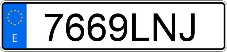 Numer rejestracyjny 7669LNJ posiada VOLVO XC60 Numer rejestracyjny 7669LNJ posiada VOLVO XC60