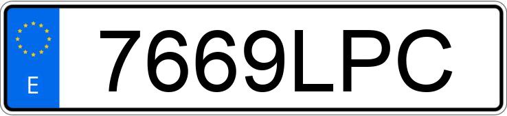 Numer rejestracyjny 7669LPC posiada PEUGEOT 308 Numer rejestracyjny 7669LPC posiada PEUGEOT 308