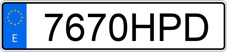 Numer rejestracyjny 7670HPD posiada CHEVROLET-GM AVEO