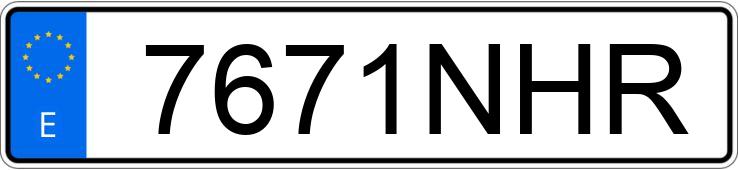 Numer rejestracyjny 7671NHR posiada MERCEDES GLA (247)