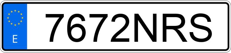 El número de registro 7672NRS tiene MAZDA MAZDA2