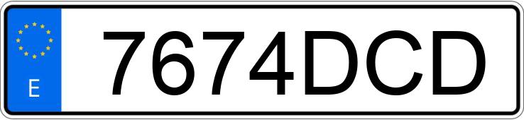 Numer rejestracyjny 7674DCD posiada SKODA OCTAVIA Numer rejestracyjny 7674DCD posiada SKODA OCTAVIA